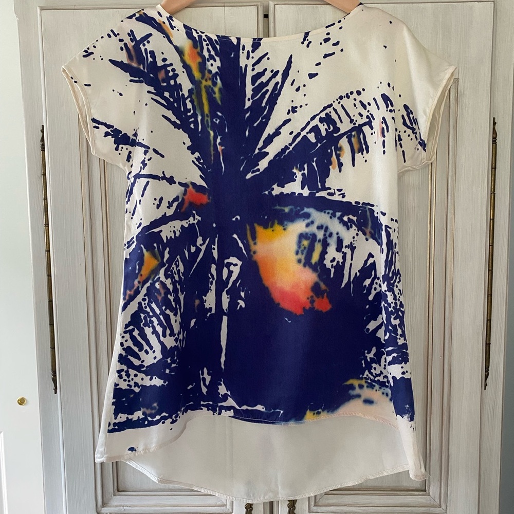 100% Silk Hand Dyed Top, S/M